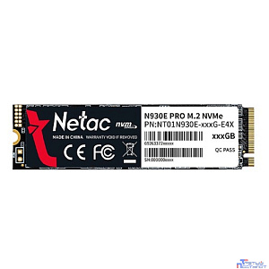 Накопитель SSD Netac PCI-E 3.0 256Gb NT01N930E-256G-E4X(N) N930E Pro M.2 2280