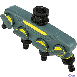 Rexant (62-0225-F) Разветвитель для шланга на 4 канала 1/2"-3/4"
