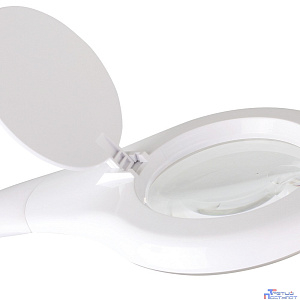 Camelion KD-790  C01 белый  LED (Свет-к настол.,7 Вт,230 В, лупа 3х/5х, сенс.вкл-е,  4 ур.ярк.,4000К)