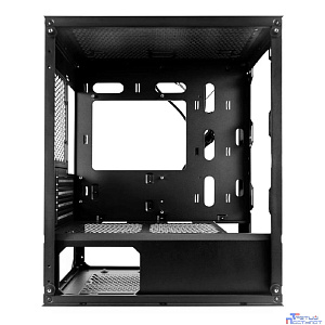1STPLAYER Корпус TRILOBITE T3-G Black / mATX, TG / 4x 120mm LED fans inc. / T3-G-BK-4F1