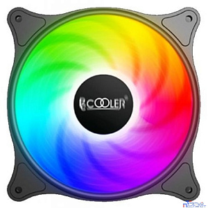 PCCooler FX-120-3 FIXED COLOR FAN 120x120x25mm (3pin+Molex, пит. от мат.платы и БП, 1320 об/мин) Retail