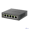 D-Link DGS-1005P/B3A Неуправляемый коммутатор с 5 портами 10/100/1000Base-T (4 порта PoE 802.3af/at, PoE-бюджет 60 Вт)
