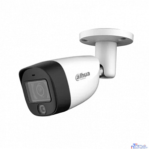 DAHUA DH-HAC-HFW1200CMP-IL-A-0360B-S6 Уличная цилиндрическая HDCVI-видеокамера с интеллектуальной двойной подсветкой 2Мп, объектив 3.6мм, ИК 20м, LED 20м, IP67, корпус: металл