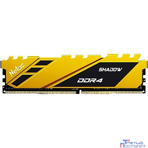 Память DDR4 16Gb 3200MHz Netac NTSDD4P32SP-16Y Shadow RTL PC4-25600 CL16 DIMM 288-pin 1.35В
