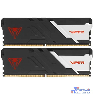 Память DDR5 2x16Gb 6400MHz Patriot PVV532G640C32K Viper Venom RTL Gaming PC5-51200 CL32 DIMM 288-pin 1.4В kit с радиатором Ret