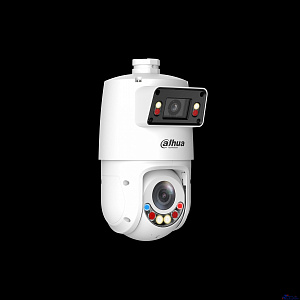 DAHUA DH-SDT4E225-4F-GB-A-PV1-0280-S2 Уличная купольная PTZ IP-видеокамера 1/2.8" 4Мп CMOS ИК 30м, Led 30м (панорамный модуль) 1/2.8" 2Мп CMOS ИК 100м, Led 50м, WDR 120дБ (PTZ-модуль) Видеоаналитика: