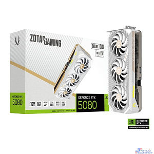 Видкокарта ZOTAC GAMING GeForce RTX 5080 SOLID OC White Edition