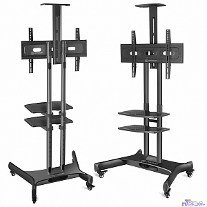 ONKRON TS1552 чёрная 2 полки для AV в комплекте