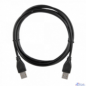 Кабель ACD Кабель ACD-U2AAM-30L |ACD-U2AAM-30L| USB 2.0, A male - A male, ТТХ: |ACD-U2AAM-30L| (7/0.12BC+PE)*1P+(7/0.12BC+PE)*2C+7/0.12BC+AL+PVC OD4.0, Черный, 3мm (742033)