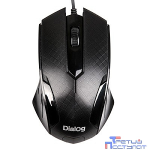 Мышь Dialog Pointer MOP-07U Black USB, оптическая, 3 кнопки + ролик