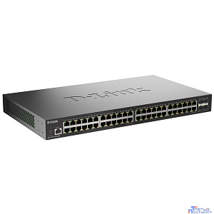 D-Link DGS-1210-52X/ME/C1A Управляемый L2 коммутатор с 48 портами 10/100/1000Base-T и 4 портами 10GBase-X SFP+