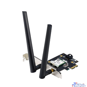ASUS PCE-AXE5400 Беспроводной двухдиапазонный PCI Express адаптер AXE5400 + Bluetooth 5.2, внешняя съемная антенна, Wi-Fi 6 (ax)