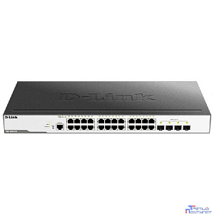D-Link DGS-3000-28L/B1A Управляемый L2 коммутатор с 24 портами 10/100/1000Base-T и 4 портами 1000Base-X SFP