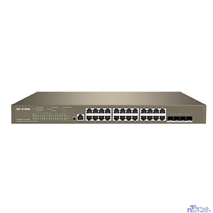 IP-COM G5328XP-24-410W Коммутатор управляемый PoE L3, 26 портов, 24x1 Гбит/с, SFP+ 4x10 Гбит/с