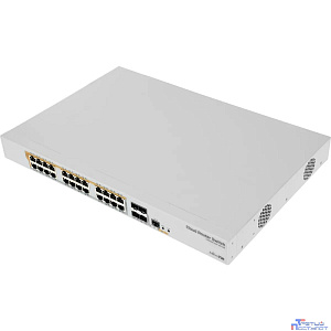 MikroTik CRS328-24P-4S+RM Коммутатор с поддержкой PoE, 802.3af/at, 4 SFP+, 24 x 1000Mbit