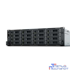 Synology RS2821RP+ Rack 3U QC2,1GhzCPU/4Gb(upto 64)/RAID0,1,10,5,6/upto 16hot plug HDDs SATA(3,5' or 2,5')(upto 28 with RX1217)/2xUSB/4GE (1xExpslot)/iSCSI/2xIPcam(upto 40)/2xPS/no rail/3YW