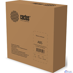 Пластик для принтера 3D Cactus CS-3D-ABS-1KG-DARKGN ABS d1.75мм 1кг L380м 1цв.