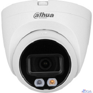DAHUA DH-IPC-HDW2249TP-S-IL-0360B Уличная турельная IP-видеокамера SmartDualLight 2Мп, 1/2.8” CMOS, объектив 3.6мм, видеоаналитика, микрофон, ИК 30м, LED 30м, IP67, металл/пластик