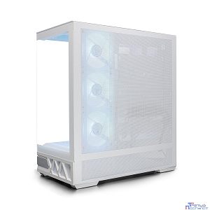 XASTRA Корпус Q700 7ARGB-C10-UC White ATX/Aquarium/Screewless/7x120mm ARGB PWM mirror fans/Argb+PWM HUB 10port/Type C Q700-7FM12A-C10-UC-WH
