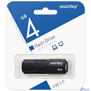 Smartbuy USB Drive 4GB CLUE Black (SB4GBCLU-K)