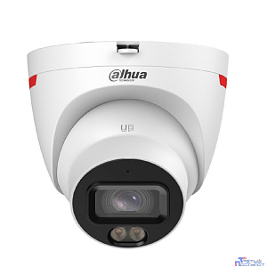 DAHUA DH-IPC-HDW2449TP-S-LED-0280B-PRO Уличная турельная IP-видеокамера WizColor 4Мп, 1/1.8” CMOS, объектив 2.8 мм, видеоаналитика, микрофон, LED 30м, IP67, металл/пластик