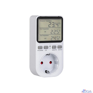 Rexant (51-0800) Терморегулятор цифровой 16А-01 в розетку, белый