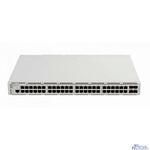 ELTEX MES3348 Ethernet-коммутатор MES3348, 48 портов 10/100/1000Base-T, 4 порта 10GBase-R (SFP+)/1000Base-X(SFP), L3, 2 слота для модулей питания