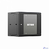NTSS Шкаф настенный телекоммуникационный NTSS W 12U 600х450х635мм, 2 профиля 19, дверь стеклянная, боковые стенки съемные, задняя стенка, разобранный, черный RAL 9005 NTSS-W12U6045GS-BL