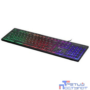 Клавиатура Oklick 550ML черный USB slim Multimedia LED [1061617]