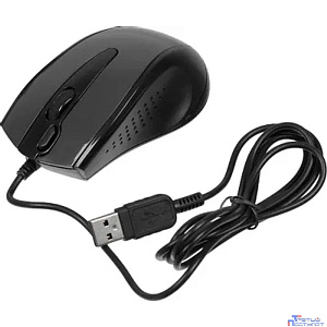 A-4Tech Мышь N-500F V-TRACK (серый глянец/черный) USB, 3+1 кл.-кн.,провод.мышь [641866]