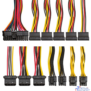 Exegate EX292245RUS Блок питания 850W ExeGate 850NPXE (ATX, PPFC, 12cm fan, 24pin, 2x(4+4)pin, 2xPCI-E, 5xSATA, 3xIDE, black)