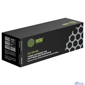 CACTUS  CS-TK3160  Картридж для Kyocera ECOSYS P3045dn/3050dn/3055dn/3060dn (12500k), с чипом