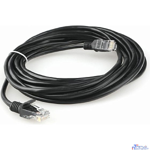 Гарнизон PC-UTP-5e-5-BK кат.5e, Патч-корд UTP 5м, литой, многожильный (чёрный)
