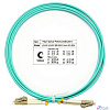 Cabeus FOP-50-LC-LC-2m Шнур оптический duplex LC-LC 50/125 mm OM3 2м LSZH