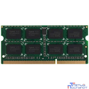 Apacer DDR3 SODIMM 8GB DV.08G2K.KAM PC3-12800, 1600MHz, 1.35V