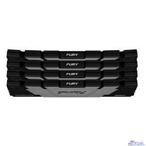 Память оперативная/ Kingston 32GB 2666MHz DDR4 CL13 DIMM (Kit of 4) FURY Renegade Black