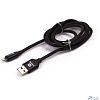 Harper Силиконовый Кабель для зарядки и синхронизации USB - Lightning,SCH-530 black (1м, способны заряжать устройства до 2х ампер)