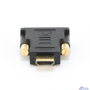Gembird Переходник HDMI-DVI  19M/19M(папа-папа), золотые разъемы  [A-HDMI-DVI-1]