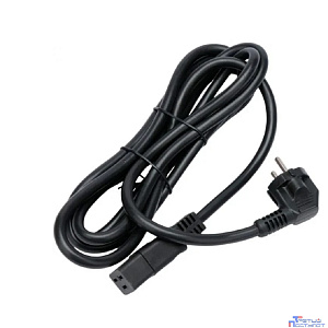 Кабель питания Cablexpert (RU) Schuko-C19, 3x2.5мм2, 16A, с заземлением, медь, 3м, черный, пак (PC-S22-C19-2.5-3M)