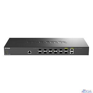 D-Link DXS-1210-12SC/B1A PROJ Управляемый L2+ коммутатор с 10 портами 10GBase-X SFP+ и 2 комбо-портами 10GBase-T/SFP+