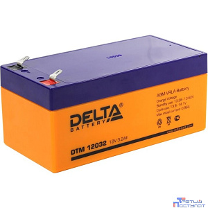 Delta DTM 12032  (3.2 А\ч, 12В) свинцово- кислотный аккумулятор
