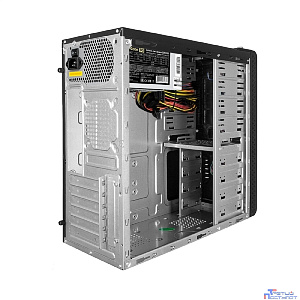 Exegate EX269435RUS Корпус Miditower UN-604 Black, ATX, <UN350, 120mm> 2*USB+2*USB3.0, Audio
