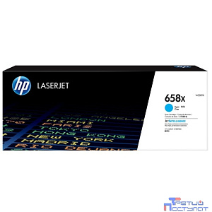 HP W2001X Картридж 658A увеличенной емкости голубой (28000 стр.) {HP CLJ Ent M751}