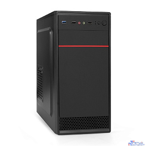 Exegate EX295156RUS Корпус Minitower ExeGate MA-401-XP400 (mATX, БП XP400 с вент. 12см, 2*USB+1*USB3.0, аудио, черный)
