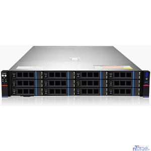 Gooxi SR201-D12R 2U, 2x Socket SP3; 32x DDR4; 12x 3.5" (2.5") SATA/SAS;2x 2.5" rear SAS/SATA; 2x 2.5" rear NVMe; 2х M.2 NVMe 2280; 2xPCIe 4.0x16;  4xPCIe 4.0x8; OCP3.0; 2x1GbE i350; IPMI; RAIL;2x1300W