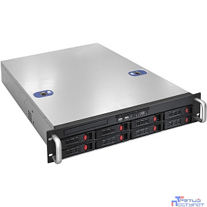 Exegate EX292414RUS Серверная платформа ExeGate Pro 2U550-HS08 <RM 19", высота 2U, глубина 550, Redundant БП 2x800W, 8xHotSwap, USB>