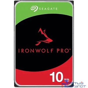 10TB Seagate IronWolf Pro (ST10000NT001) {SATA 6 Гбит/с, 7200 rpm, 256 mb buffer, для NAS}