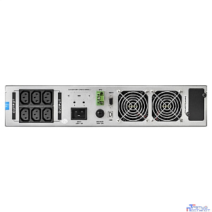 Exegate EP285648RUS ИБП On-line ExeGate PowerExpert ULS-3000.LCD.AVR.C13.USB.RS232.SNMP.2U <3000VA/3000W, On-Line, PF=1, LCD, 6*IEC-C13, RS232, USB, SNMP-slot, Rackmount 2U/Tower, Black>
