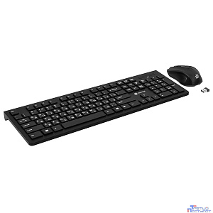 Клавиатура + мышь Oklick 250M Black USB  беспроводная slim [997834]