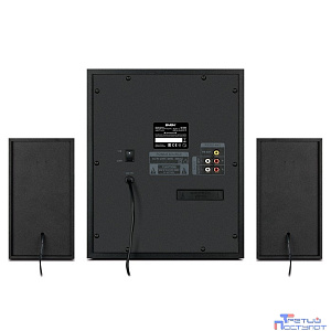 SVEN MS-2080, чёрный {акустическая система 2.1, мощность (RMS):40Вт + 2x15 Вт, FM-тюнер, USB/SD, дисплей, пульт ДУ, Bluetooth}